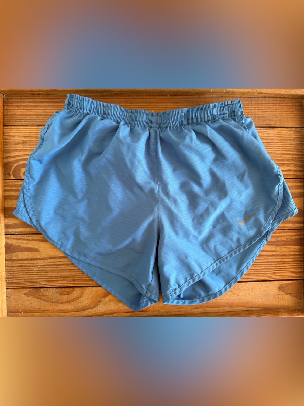Nike Light Blue Women’s Athletic Running Shorts